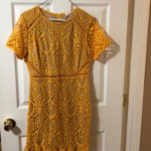 Yellow Lace Dress